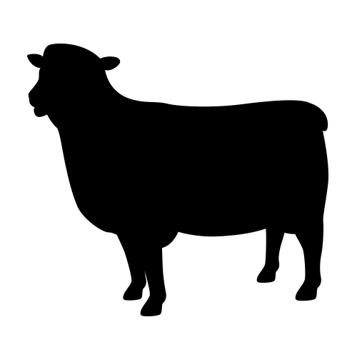 SHEEP SILHOUETTE WALL DECALS (Children's Farm Decor) Sheep Vinyl ...