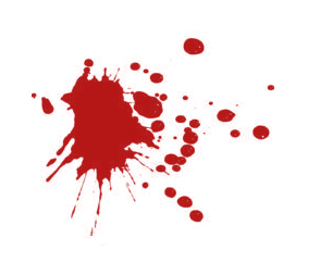 Halloween Blood Spatter Nails | Brit Nails