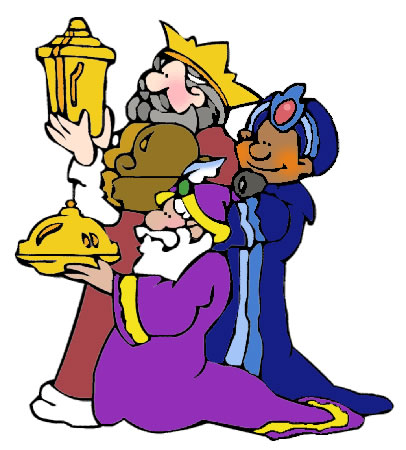 Gold religious christmas clipart