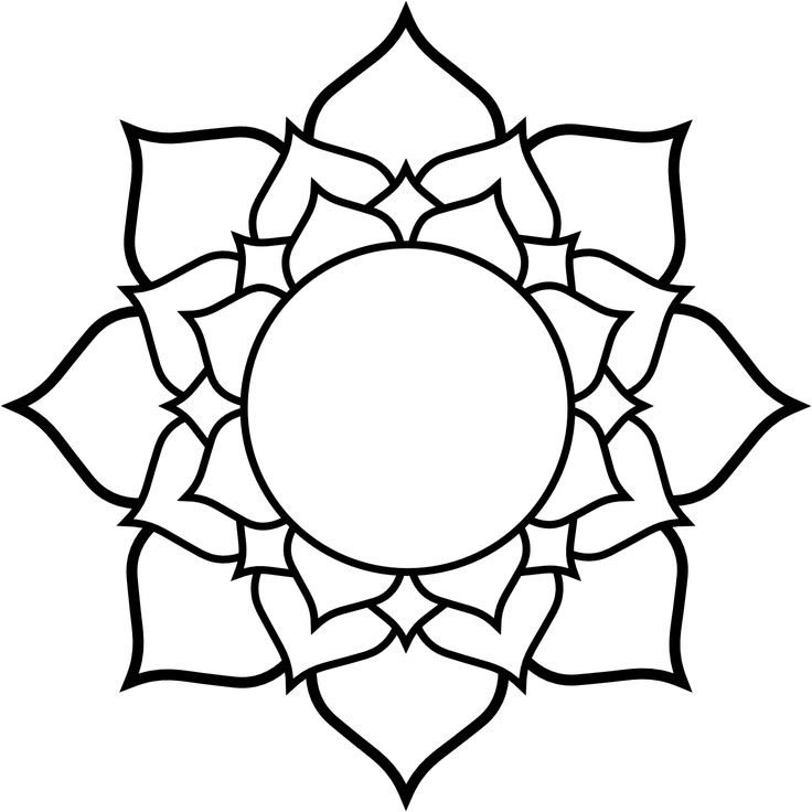 Flower black and white clip art black and white lotus flower ...