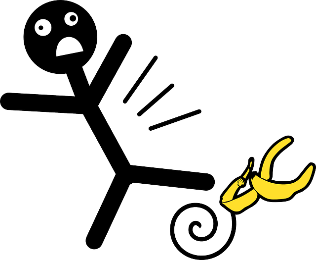 BANANA, FALL, FALLING, SLIP, SLIPPING, MAN, PERSON - Public Domain ...