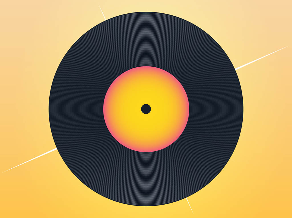 Vinyl Record Vector Vector Art & Graphics | freevector.com