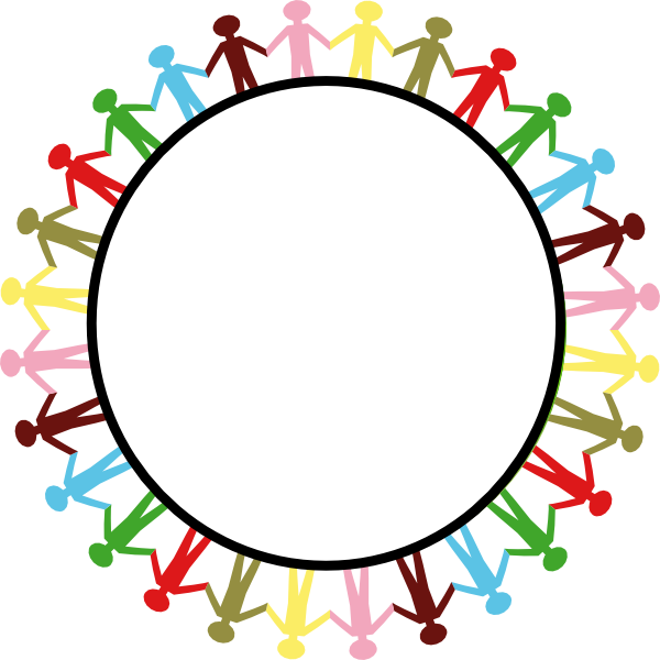 Circle Of Hands Clipart