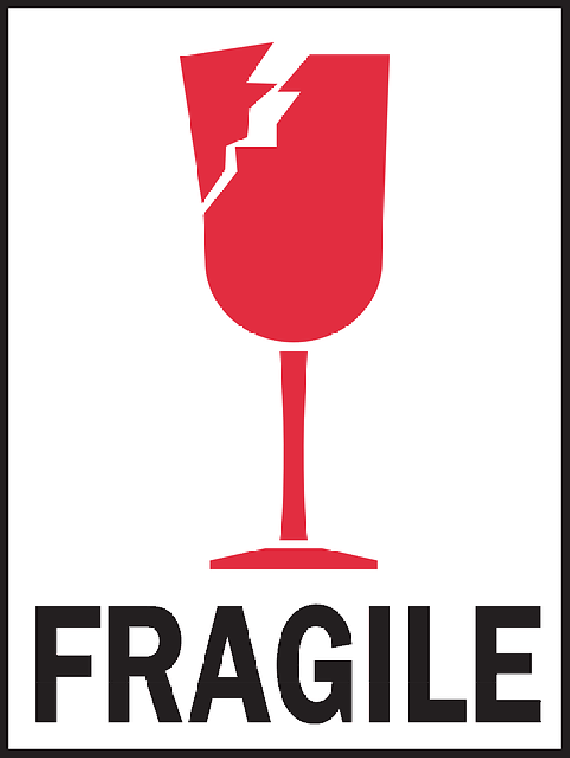GLASS, SYMBOL, BREAK, WARNING, FRAGILE, PACKAGING - Public Domain ...