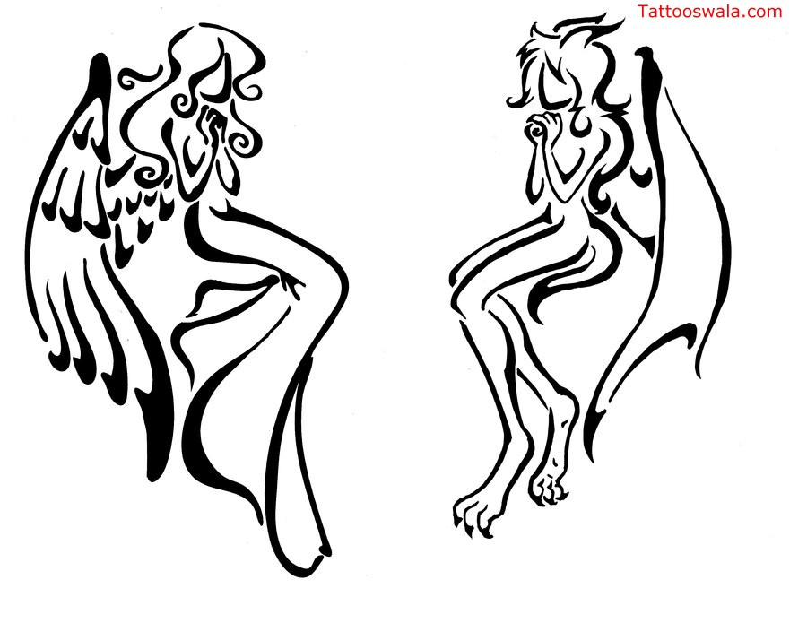 12+ Praying Angel Tattoo Designs