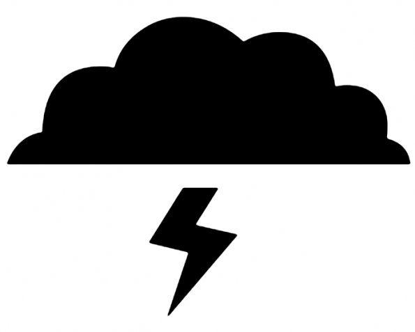 Lightning Bolt Stencil