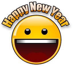 Happy New Year Animated Emoticons for Facebook, WhatsApp ~ Happy ...
