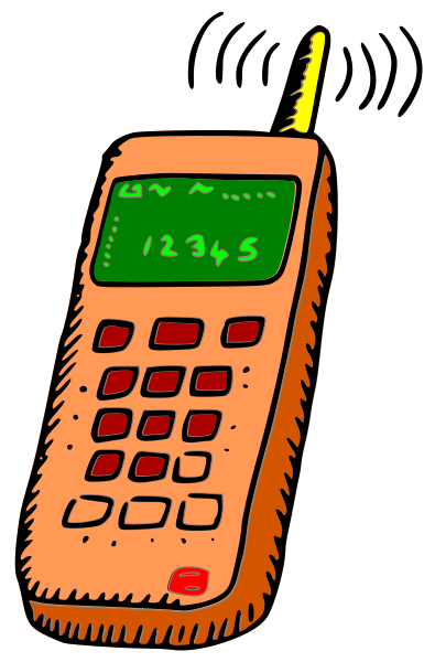 Analogue mobile phone Clipart, vector clip art online, royalty ...