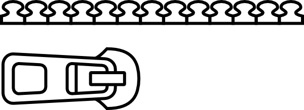 Zipper Clip Art - vector clip art online, royalty ...