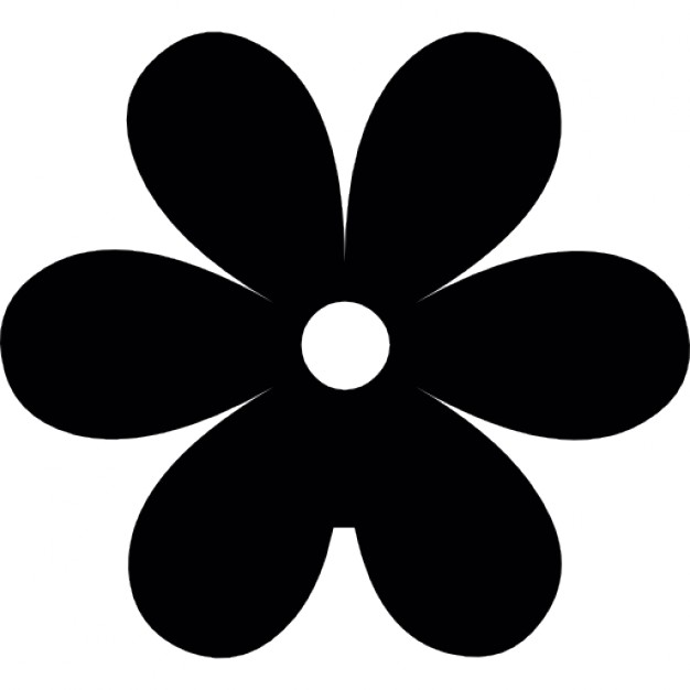 Flower with six petals clipart best