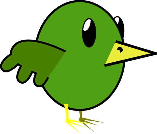 Bird face clipart