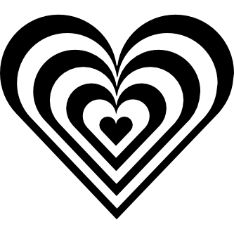 Ebra Heart Plain Coloring Book Colouring Sheet Page Black White ...