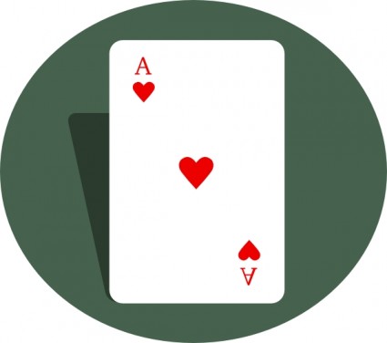 Ace Of Hearts clip art Vector clip art - Free vector for free download