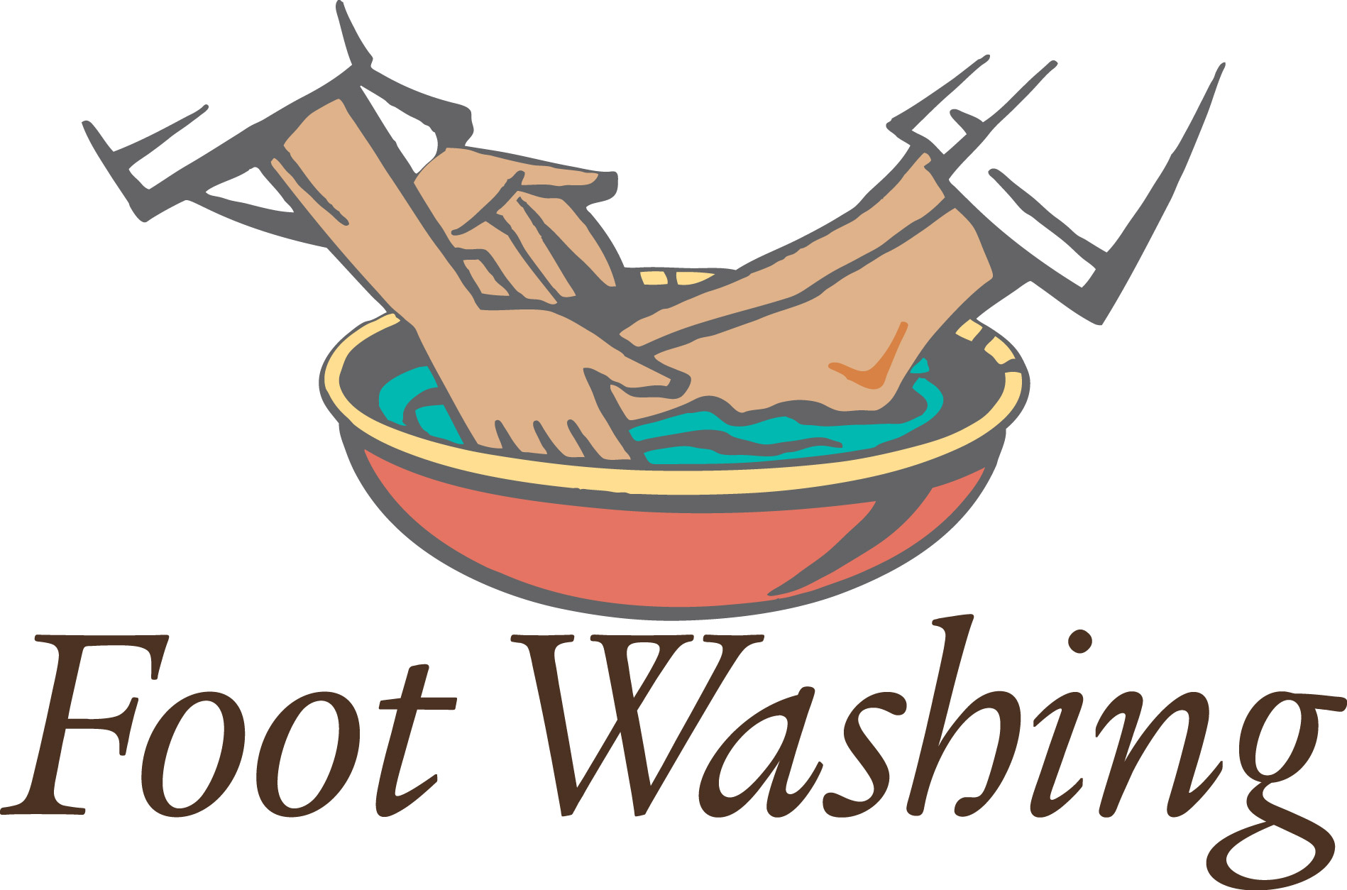 Holy Thursday Foot Washing Clipart