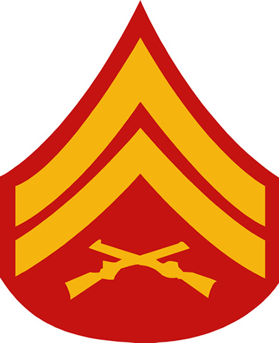 US Army & USMC Enlisted Rank Decals
