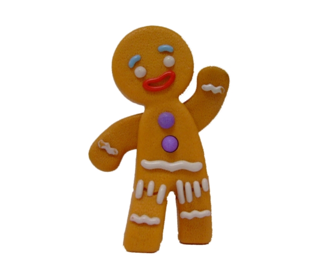 Gingerbread man shrek clipart