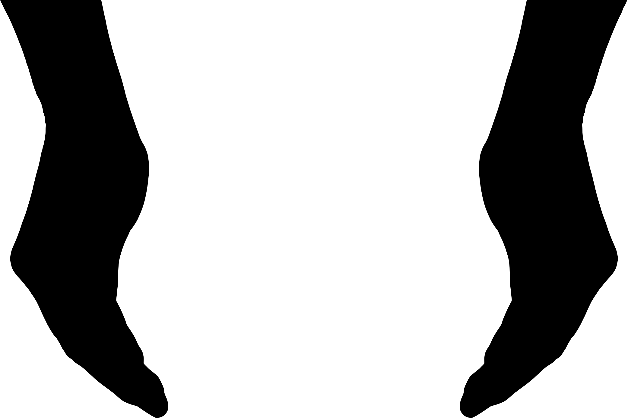 Clipart - Cupping Hands Silhouette