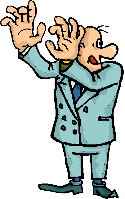 Afraid Clipart