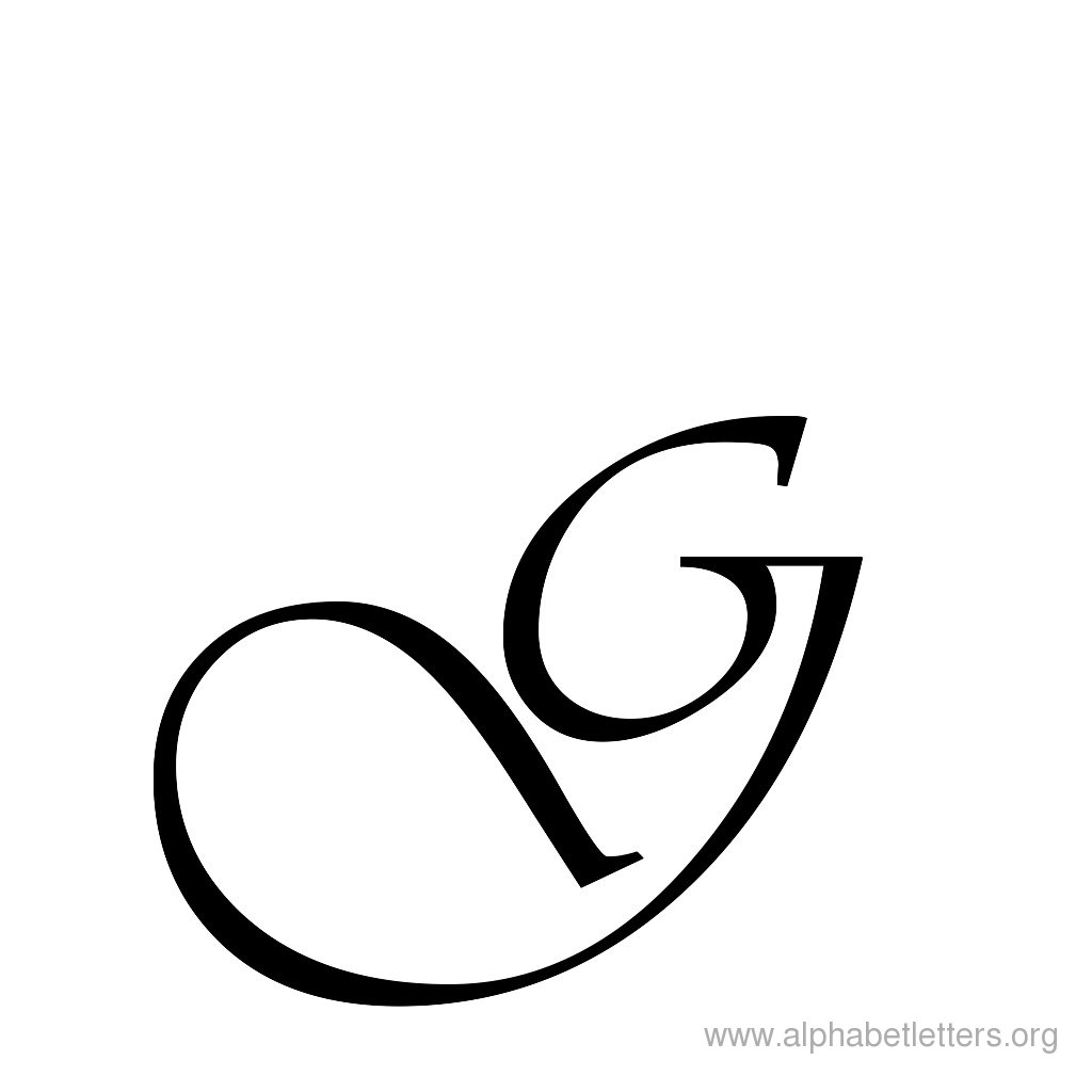 Download Printable Calligraphy Letter Alphabets | Alphabet Letters Org