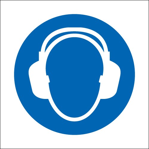 Ear Protectors (Symbols) Signs - PPE Signs - Mandatory Signs ...