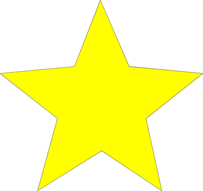 Free Stock Photos | Illustration Of A Yellow Star | # 7945 ...