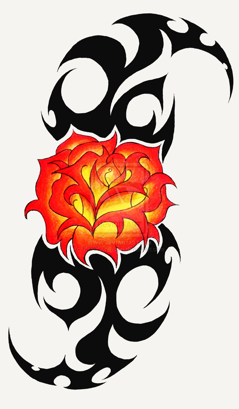 deviantART: More Like tribal roses by