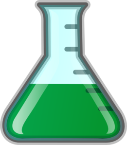 Beaker Green Clip Art - vector clip art online ...