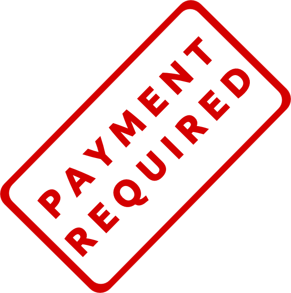 Payment Required Stamp clip art - vector clip art online, royalty ...