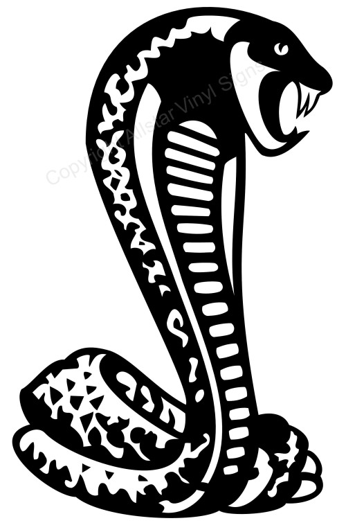 King Cobra - Snake Car Stickers - Animal Vinyl Window Decals and ...