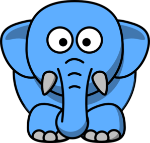 Cartoon Elephant Clip Art - vector clip art online ...