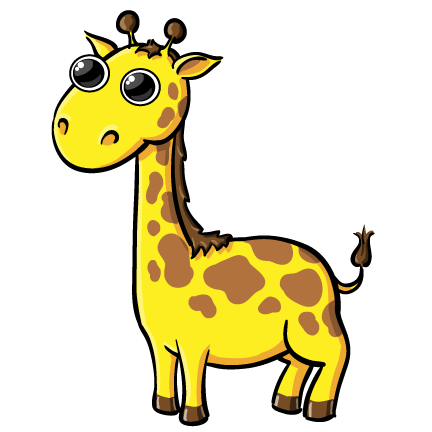 Baby Giraffe Clipart - Free Clipart Images