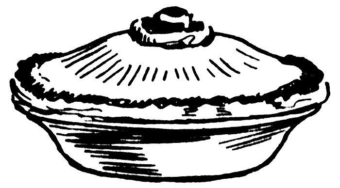 Pie Clipart Image: Apple Pie With Ice Cream