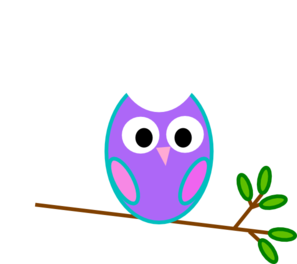 Purple Owl Clip Art - vector clip art online, royalty ...