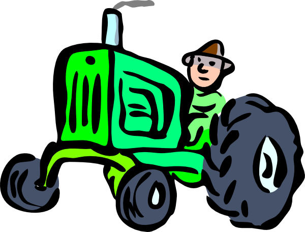 John Deere Green Tractor Clipart - Free Clipart Images