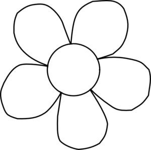 Flower Outline Clipart - Free Clipart Images