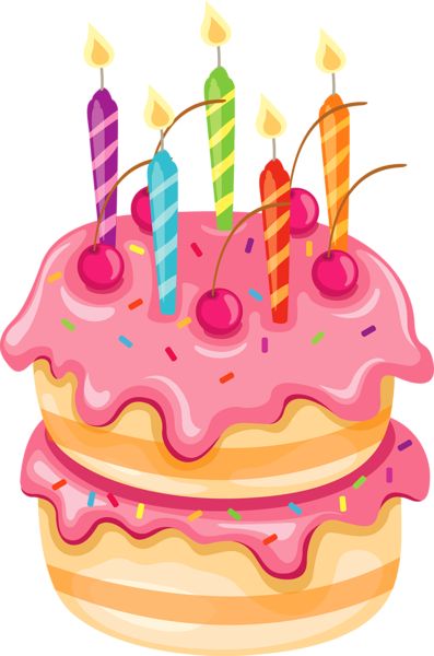 Birthday Cake Clip Art Png - Free Clipart Images