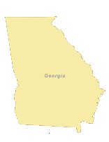 Free Digital Georgia Outline Blank Map - Illustrator / PDF ...