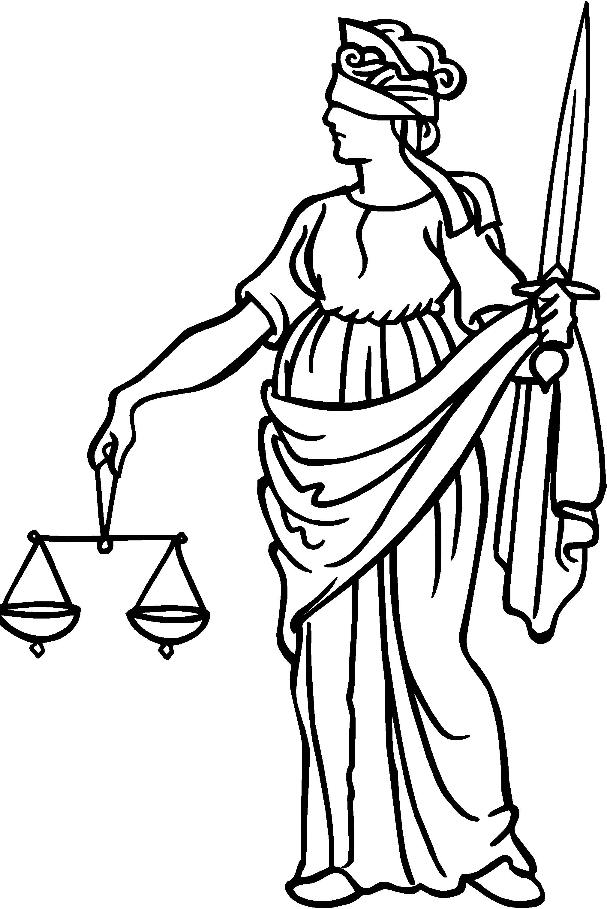 Lady Justice Clip Art