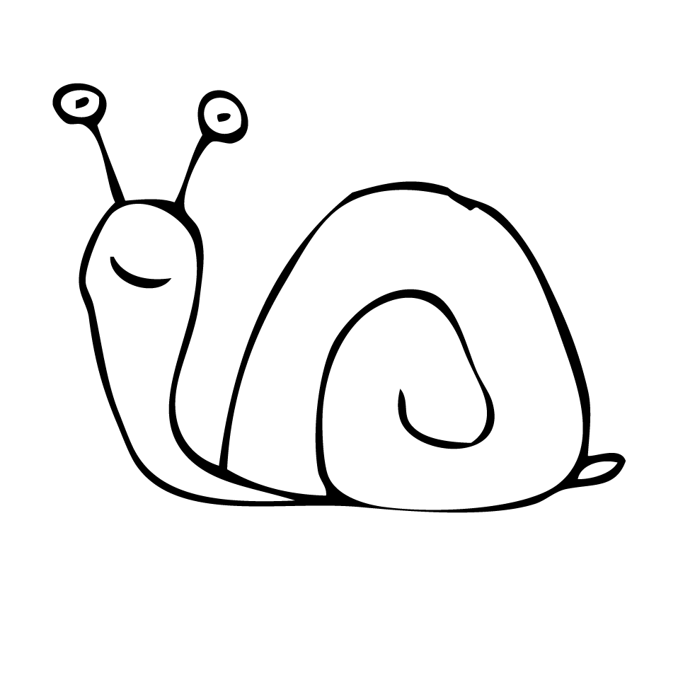 Snail Drawing - ClipArt Best