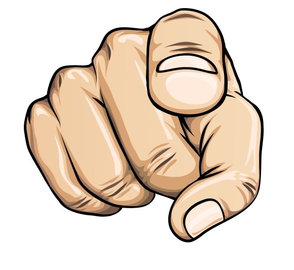 3d Pointing To You Clipart