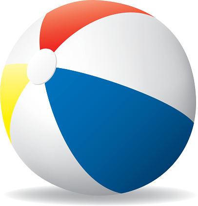 Beach Ball Clip Art, Vector Images & Illustrations