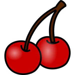 cherry clip art, public domain image - Polyvore