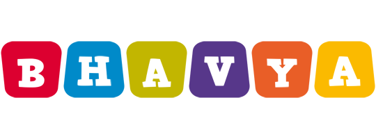 Bhavya Logo | Name Logo Generator - Kiddo, I Love, Colors Style