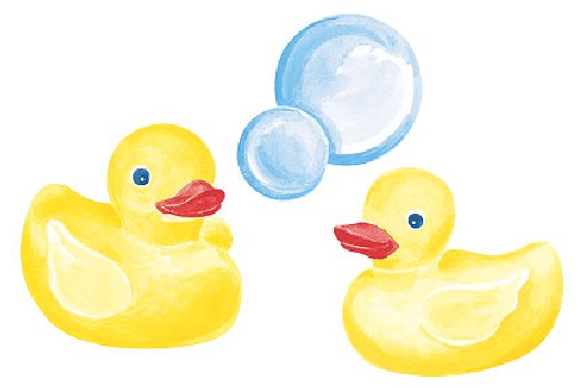 Rubber Ducky Wallies 12202 - Wallpaper & Border | Wallpaper-