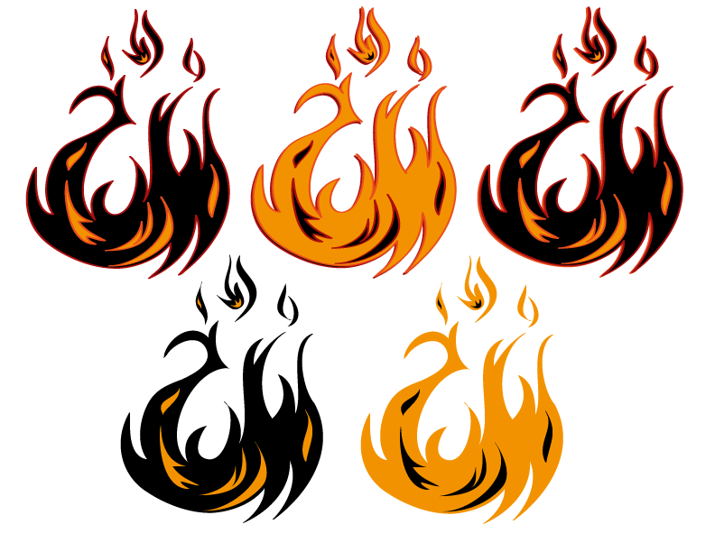 Tribal Fire - ClipArt Best