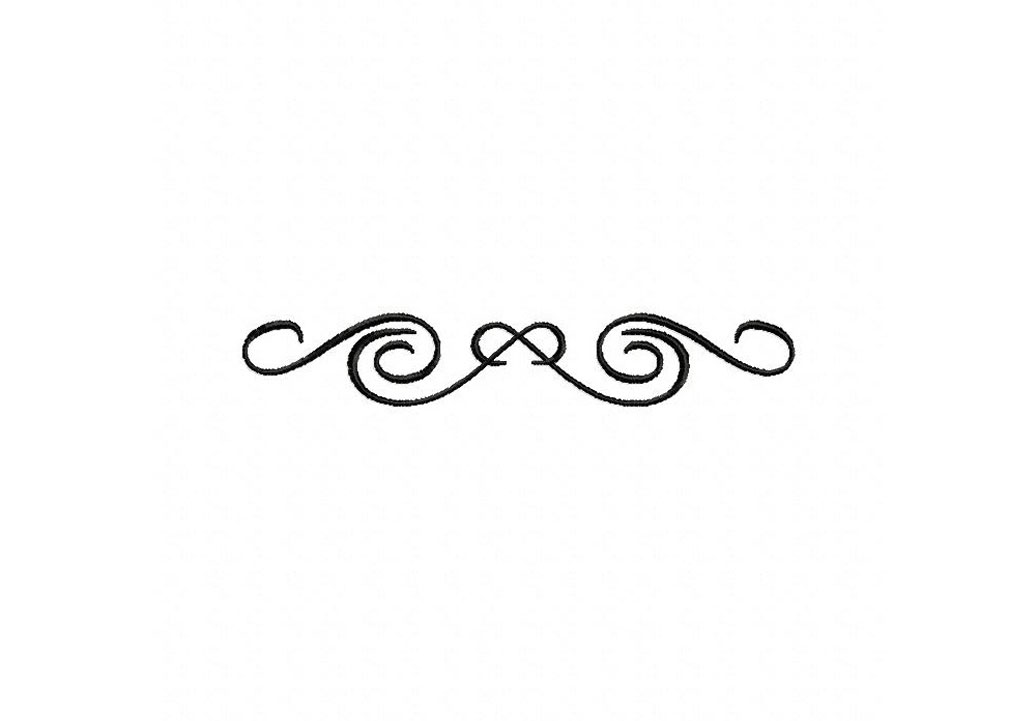 Fancy Border Clip Art Swirl - Free Clipart Images