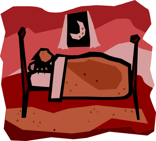 Cartoon Person Sleeping