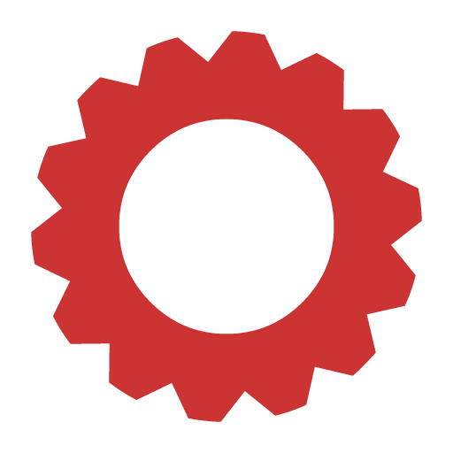 Persian red gear icon - Free persian red gear icons