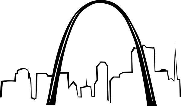 St Louis Gateway Arch Clip Art - vector clip art ...
