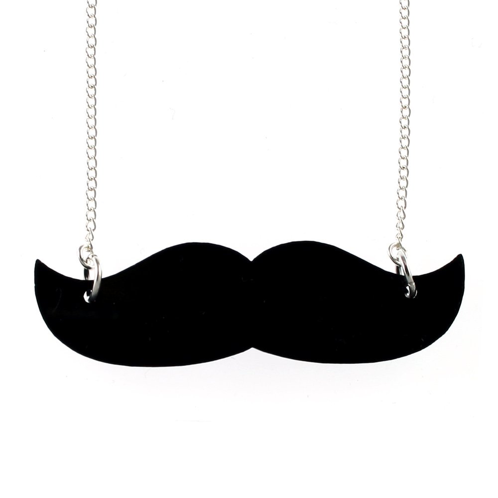 Moustache Necklace Moustache Jewellery Acrylic Necklaces
